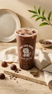Hình ảnh Trà sữa socola trân châu - size L