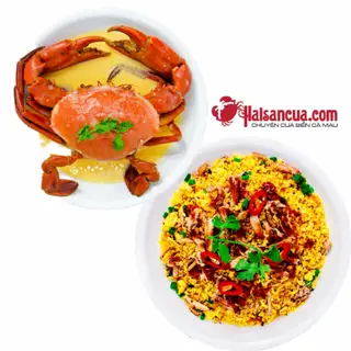 Hình ảnh Combo Cua 1 Con Trứng Muối