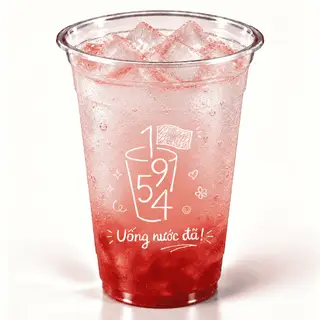 Hình ảnh Soda Dâu Sủi Bọt Thơm Mát Lạnh