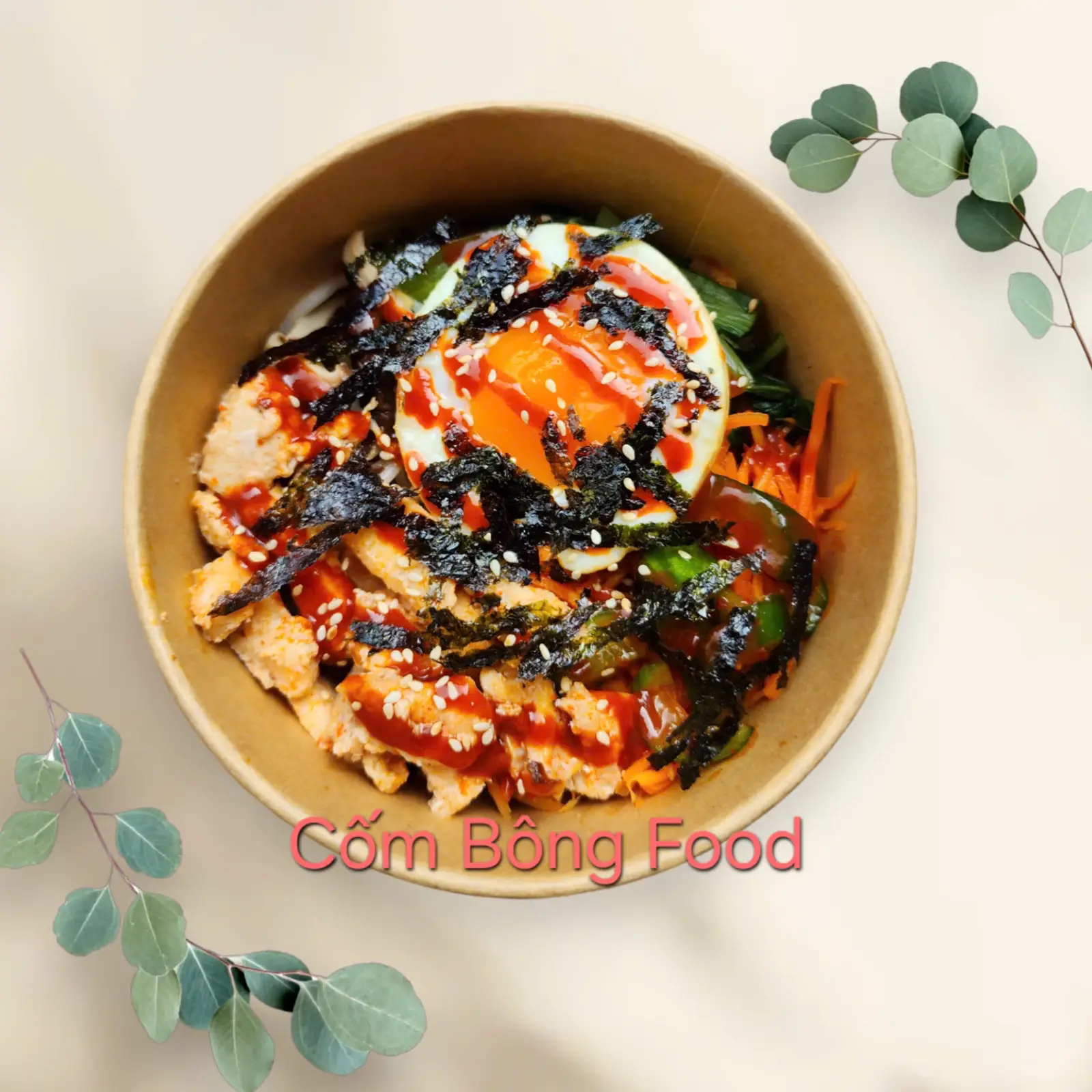 Hình ảnh Cơm Trộn Gà Xào Sa Tế