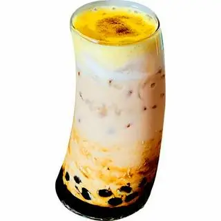 Hình ảnh Trà sữa nướng kem trứng cháy trân châu 
