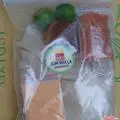 Hình ảnh Combo bánh tráng muối nhuyễn - sate - hành phi 