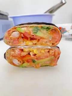 Hình ảnh Tacos tôm bơ phô mai
