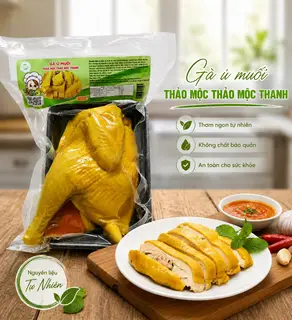 Hình ảnh Gà ủ muối Thanh Thanh 500-600g (1/2 con)