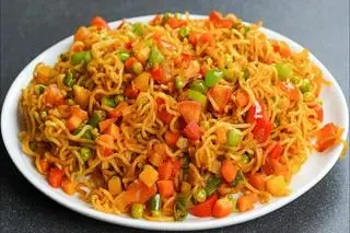Hình ảnh mỳ trộn indo rau củ 