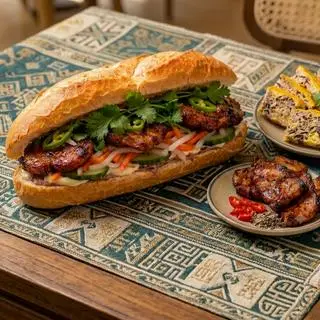 Hình ảnh Bánh mì thịt nướng