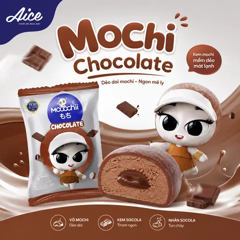 Hình ảnh Combo 10 Kem Mochi Socola