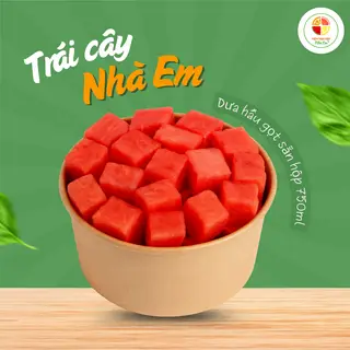 Hình ảnh Dưa hấu cắt sẵn hộp 750ml 
