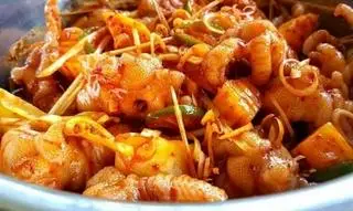 Hình ảnh chân gà sốt thái