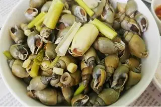 Hình ảnh ốc cà na hấp sả 
