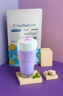 Hình ảnh Khoai môn latte kem trứng