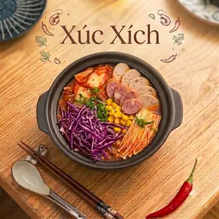 Hình ảnh Mì Cay Kim Chi Xúc Xích