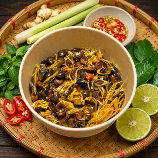Hình ảnh Ốc dừa rang muối sệt - phần 400 gr