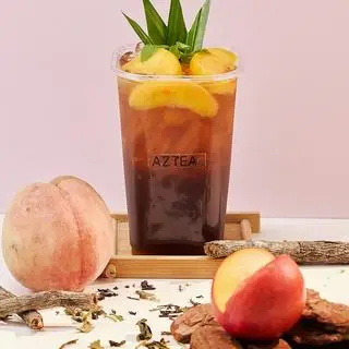 Hình ảnh TRÀ ĐÀO( 2 MIẾNG ĐÀO + 3TRÁI NHÃN)- SIZE L