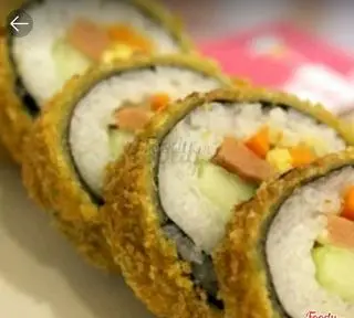 Hình ảnh kimbap chiên nhân thịt heo