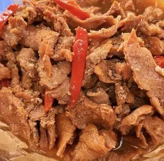 Hình ảnh Cháo trắng thịt nạc kho tiêu