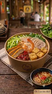 Hình ảnh bún mắn nêm đặc biệt