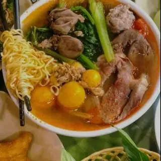 Hình ảnh Mì Tim Cật Trứng Non Chua Cay