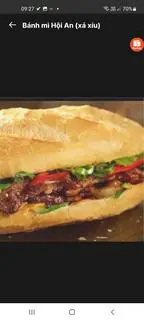 Hình ảnh Bánh mì thịt nướng + coca