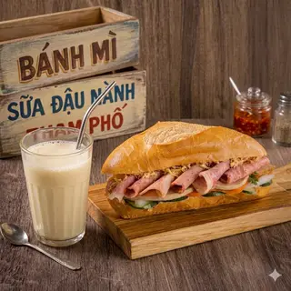 Hình ảnh Combo Bánh Mì Sài Gòn Best Seller + Sữa Đậu