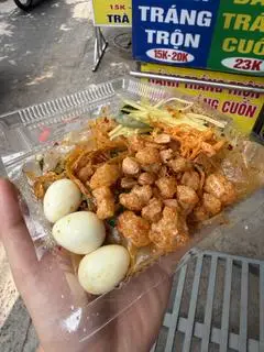 Hình ảnh Bánh tráng trộn + Trà Tắc 1L
