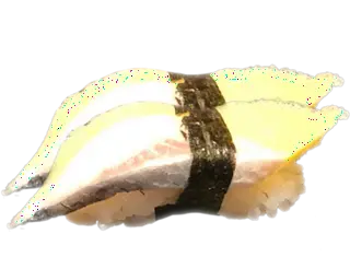 Hình ảnh Sushi Cá Trích 4 viên (Vàng & Đỏ)