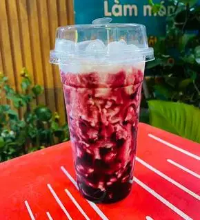 Hình ảnh Latte Việt Quất 