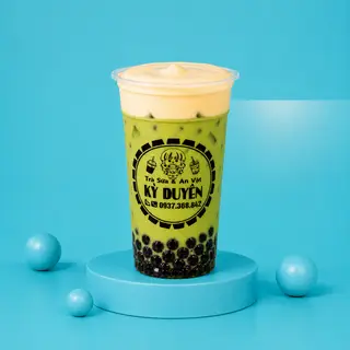 Hình ảnh TRÀ SỮA THÁI XANH KEM TRỨNG PHÔ MAI