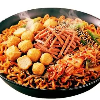 Hình ảnh Mì Bulgogi Xúc Xích Cá Viên 