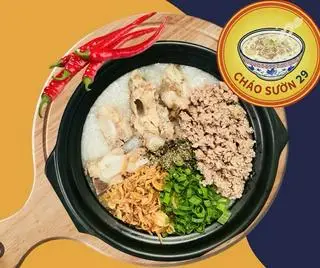 Hình ảnh Cháo thịt bằm - sườn sụn