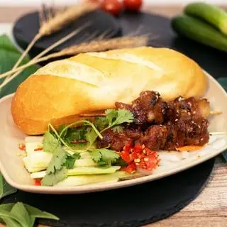 Hình ảnh Bánh Mì Thịt Nướng