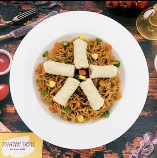 Hình ảnh Mì Trộn Mực Xoắn