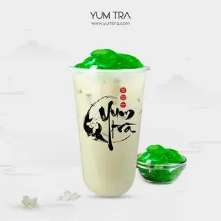 Hình ảnh Trà Sữa Lài Thạch Lá Dứa