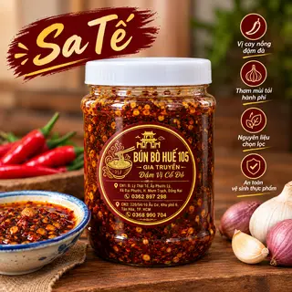 Hình ảnh SA TẾ NHÀ LÀM SIÊU CAY – 300G