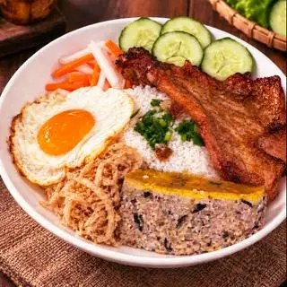 Hình ảnh Sườn bì chả trứng