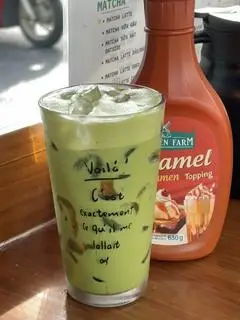 Hình ảnh Matcha caramel latte