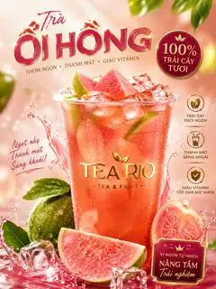 Hình ảnh Trà ổi hồng