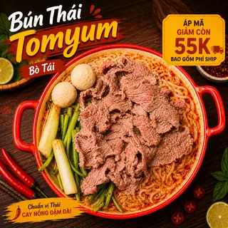 Hình ảnh Bún Thái Tomyum Bò Tái