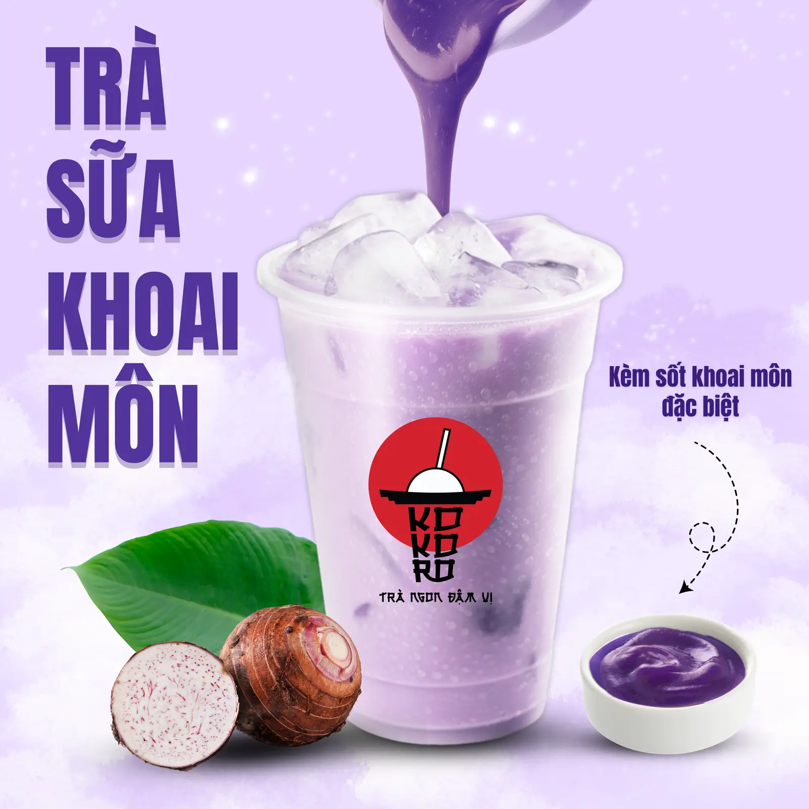 Hình ảnh Trà Sữa Khoai Môn Tươi