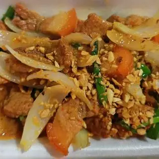 Hình ảnh Heo rừng xào sate