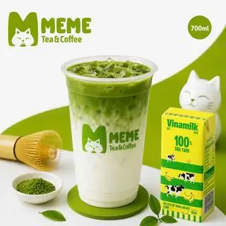 Hình ảnh Matcha sữa chuối