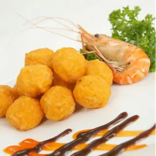 Hình ảnh tôm  , cá , bò viên 