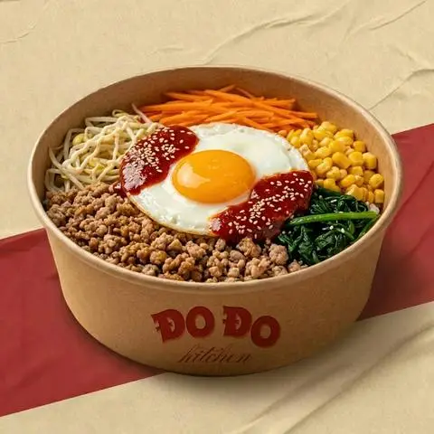 Hình ảnh Cơm trộn Bibimbap Thịt băm
