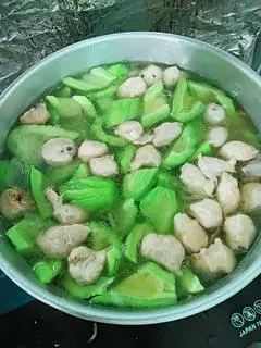 Hình ảnh Canh khổ qua - mọc - trứng chiên