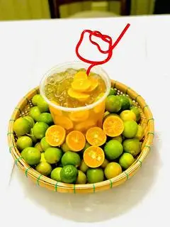 Hình ảnh Trà sâm dứa tắc tươi
