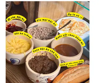 Hình ảnh Bánh mì chả - trứng