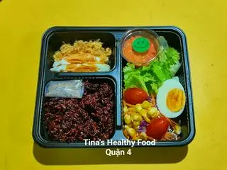 Hình ảnh Cơm salad trứng ốp la chà bông