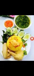 Hình ảnh Cơm cánh gà sốt bơ