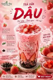 Hình ảnh Trà sữa dâu