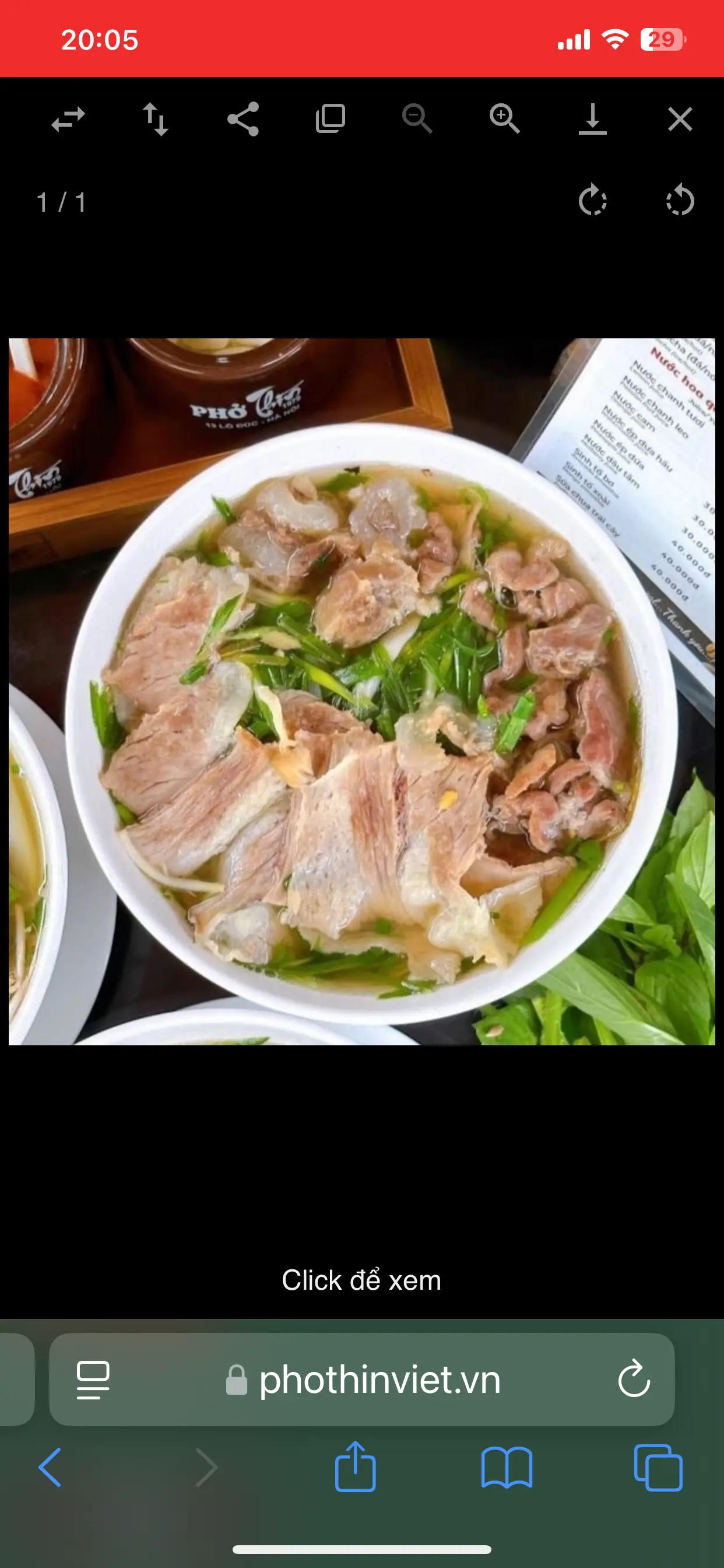 Hình ảnh Phở đặc biệt